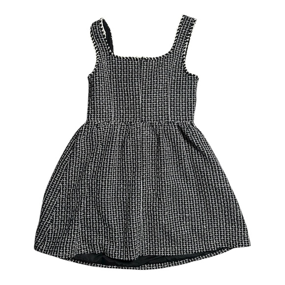 NWT CIDER Tweed U-Neckline Solid Mini Dress Size L - Picture 4 of 7